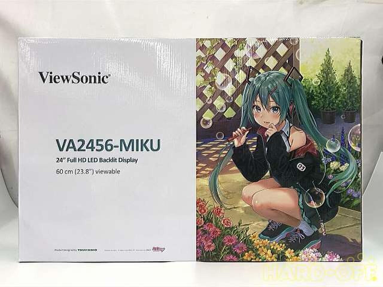 ViewSonic × HATSUNE MIKU display 23.8 in. Wide ISP Full HD 5ms 2Wx2 VA2456-MIKU