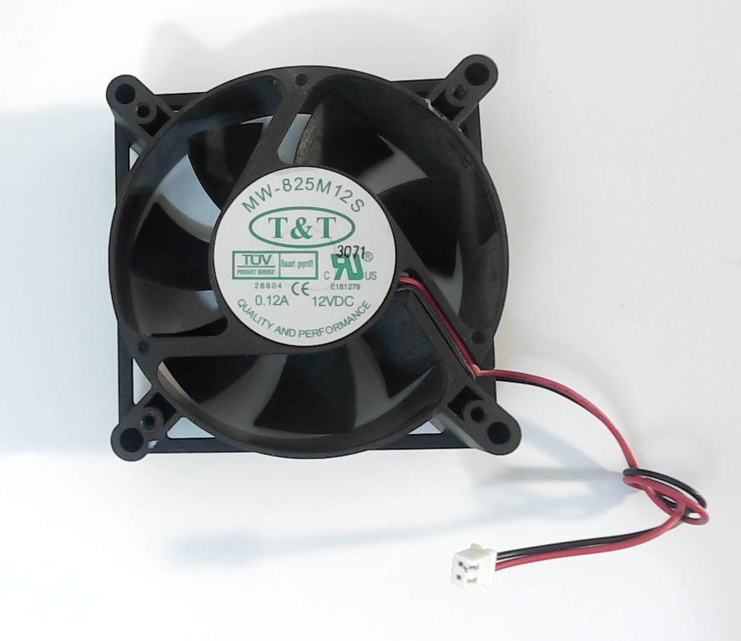 T&T MW-825M12S 12V DC Cooling Fan 0.12A 2-Pin Tested Working Panasonic Subwoofer