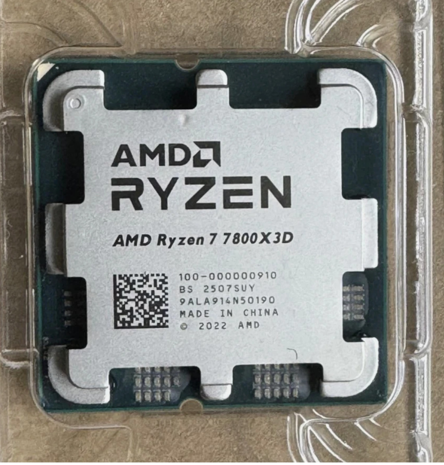 AMD RYZEN 7 7800X3D CPU Gaming Processor AM5 |