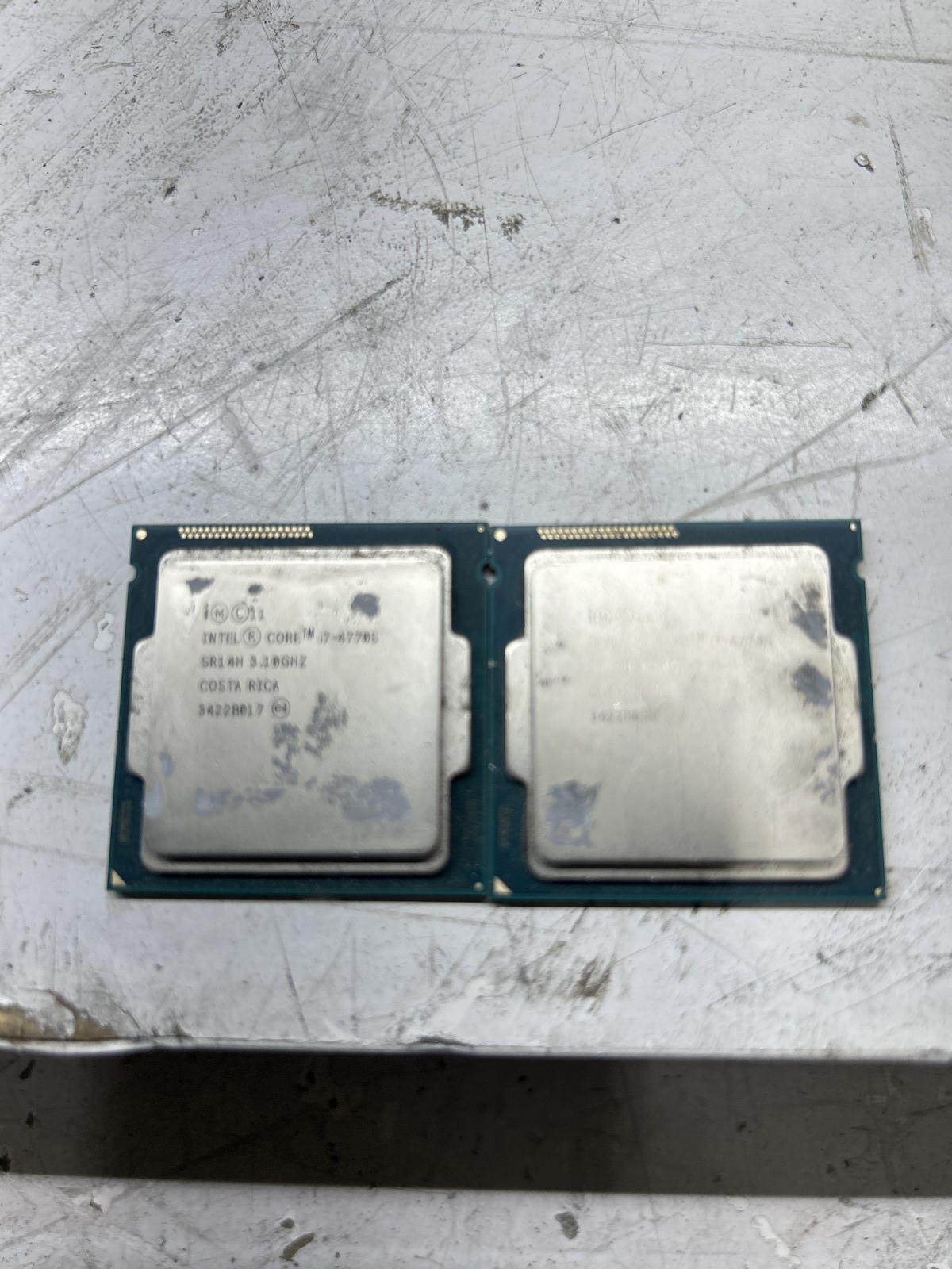 Lot of 2 Intel Core i7-4770S 3.10GHz