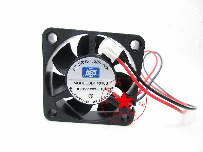JSL JDH4010S 40*40*10MM DC12V 0.16A 2-wire cooling fan