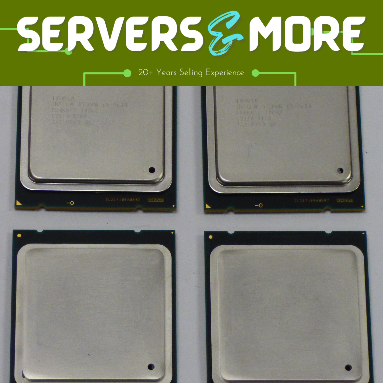 Lot of 4 Intel Xeon E5-2630(L) v1 & v2 | Socket 2011 | 6 Cores, 12 Threads