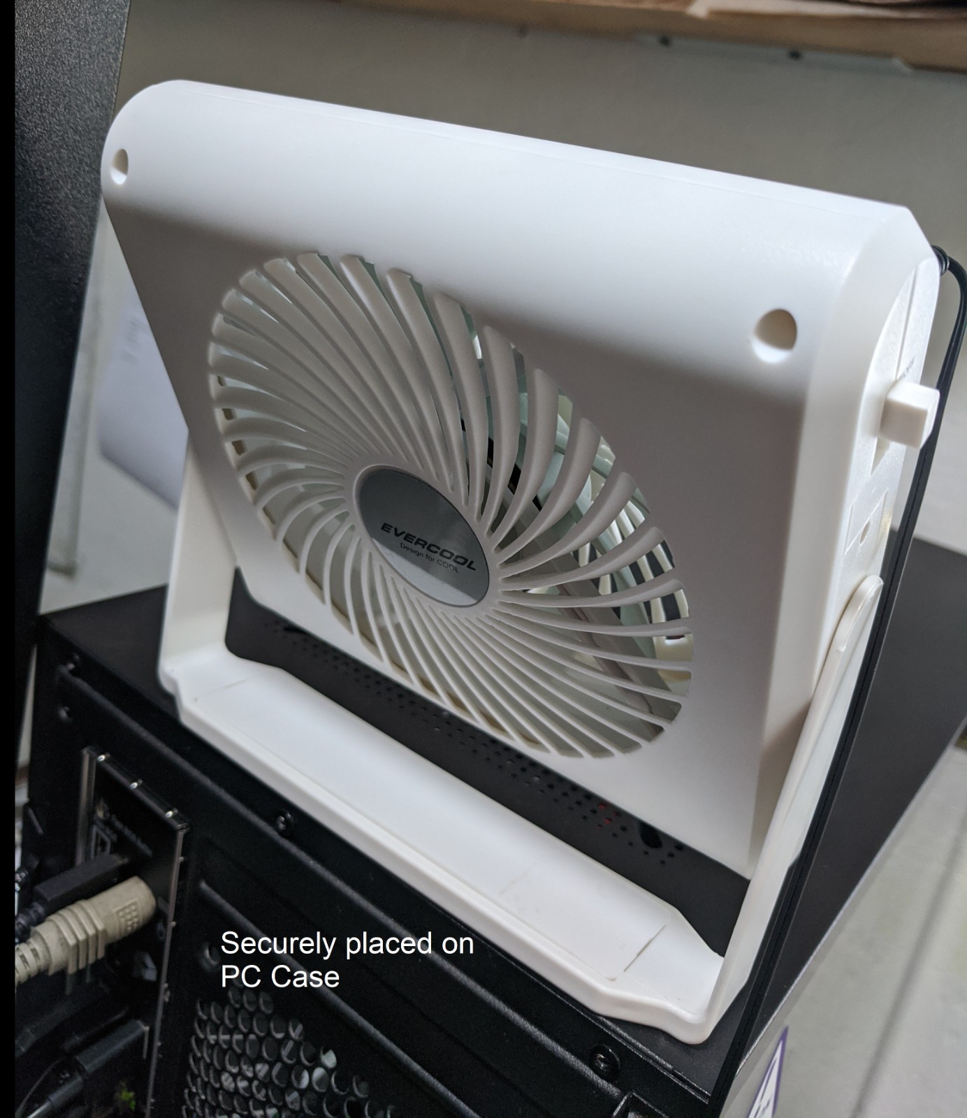 Evercool Magnet USB Fan 120mm OFF/LOW/HIGH switch PC Powered Desktop Air Cooling