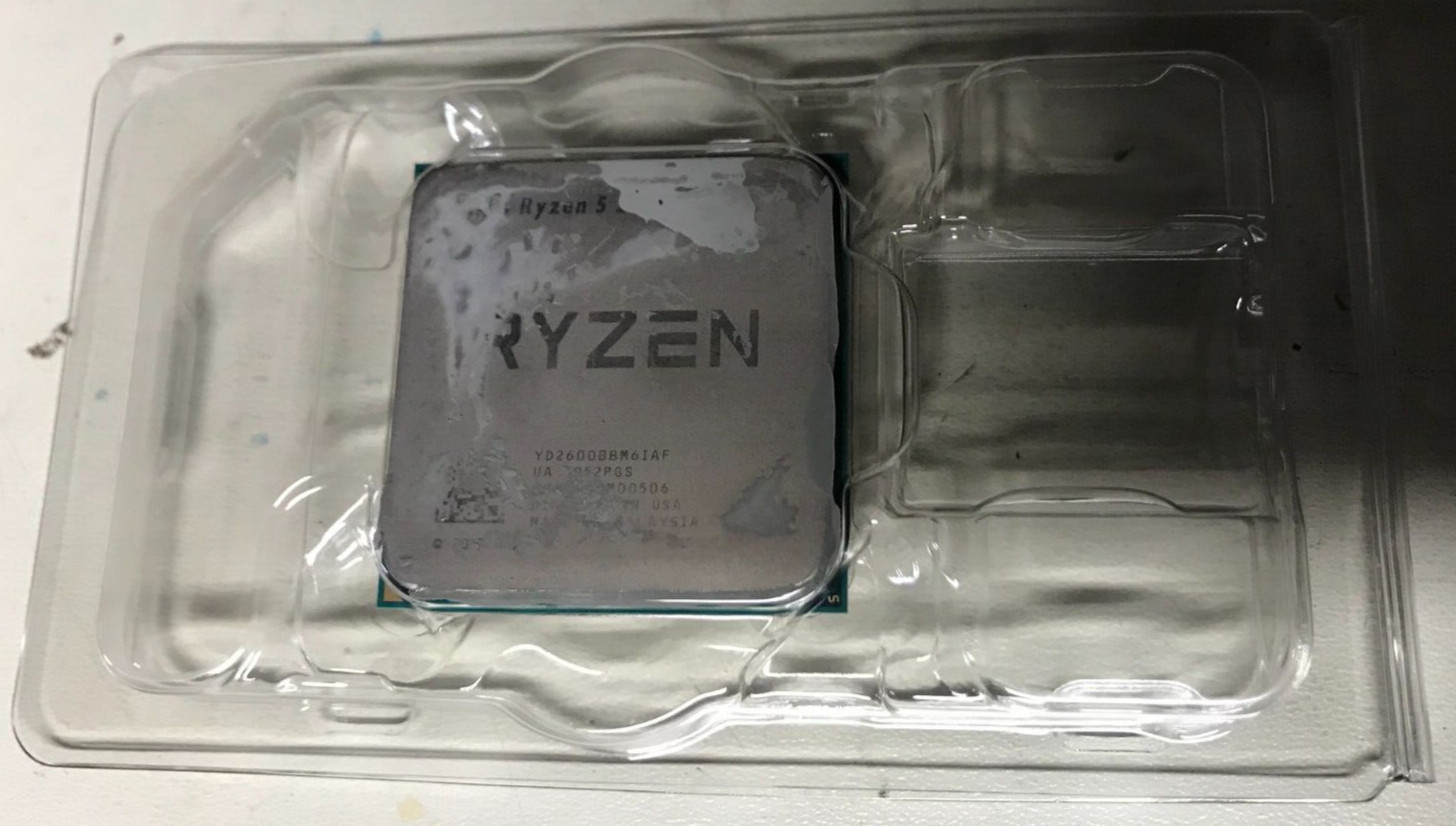 AMD Ryzen 5 2600 – 3.9 GHz Six Core Processor Wraith Stealth Cooler EX WORKING