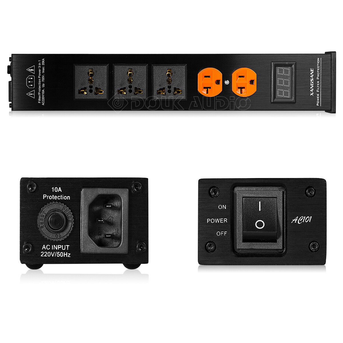 1500W Power Supply Purifier EMI Power Filter Protection for HiFi Stereo System