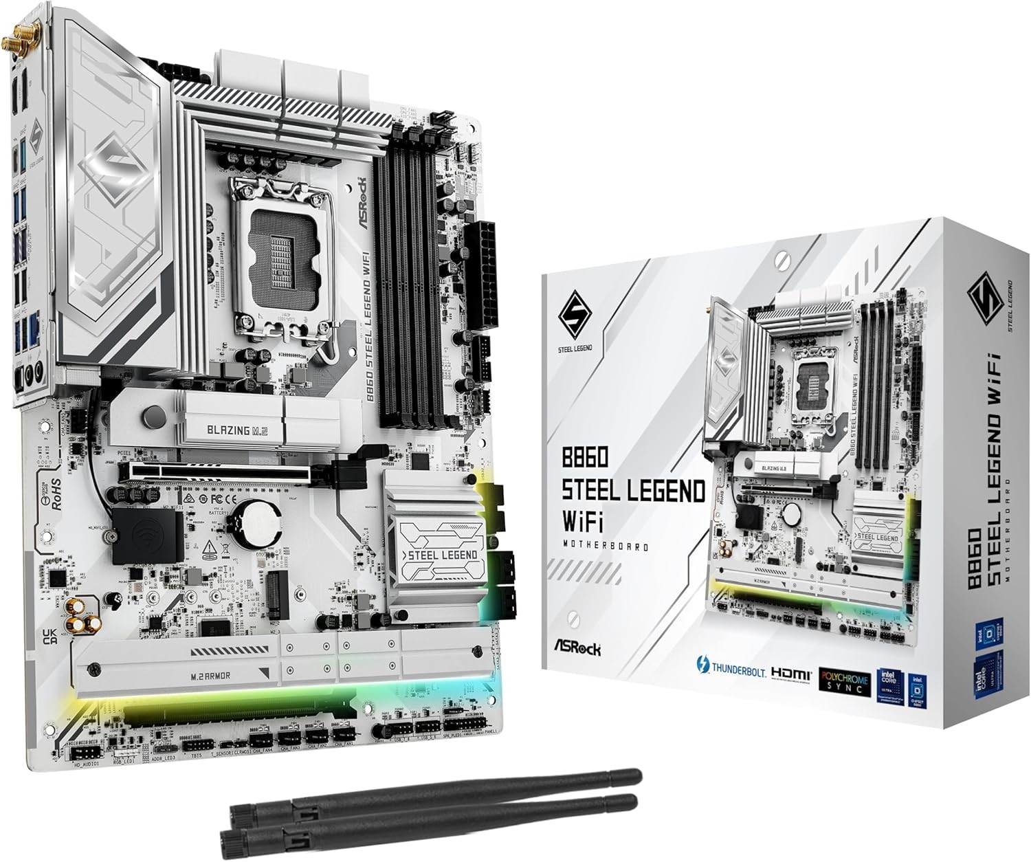 Asrock B860 Steel Legend WiFi Intel B860 LGA 1851 ATX