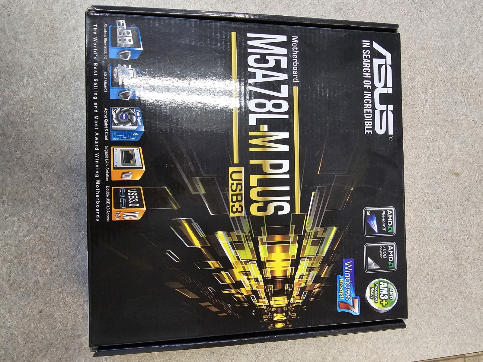 ASUS M5A78L-M LX PLUS Motherboard NOS