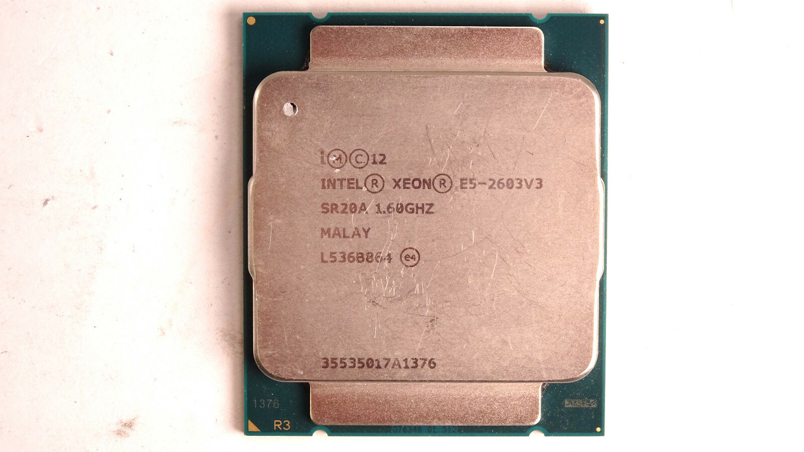 Intel Xeon E5-2603 v3 1.6 GHz 15MB SR20A LGA 2011-3 CPU Processor