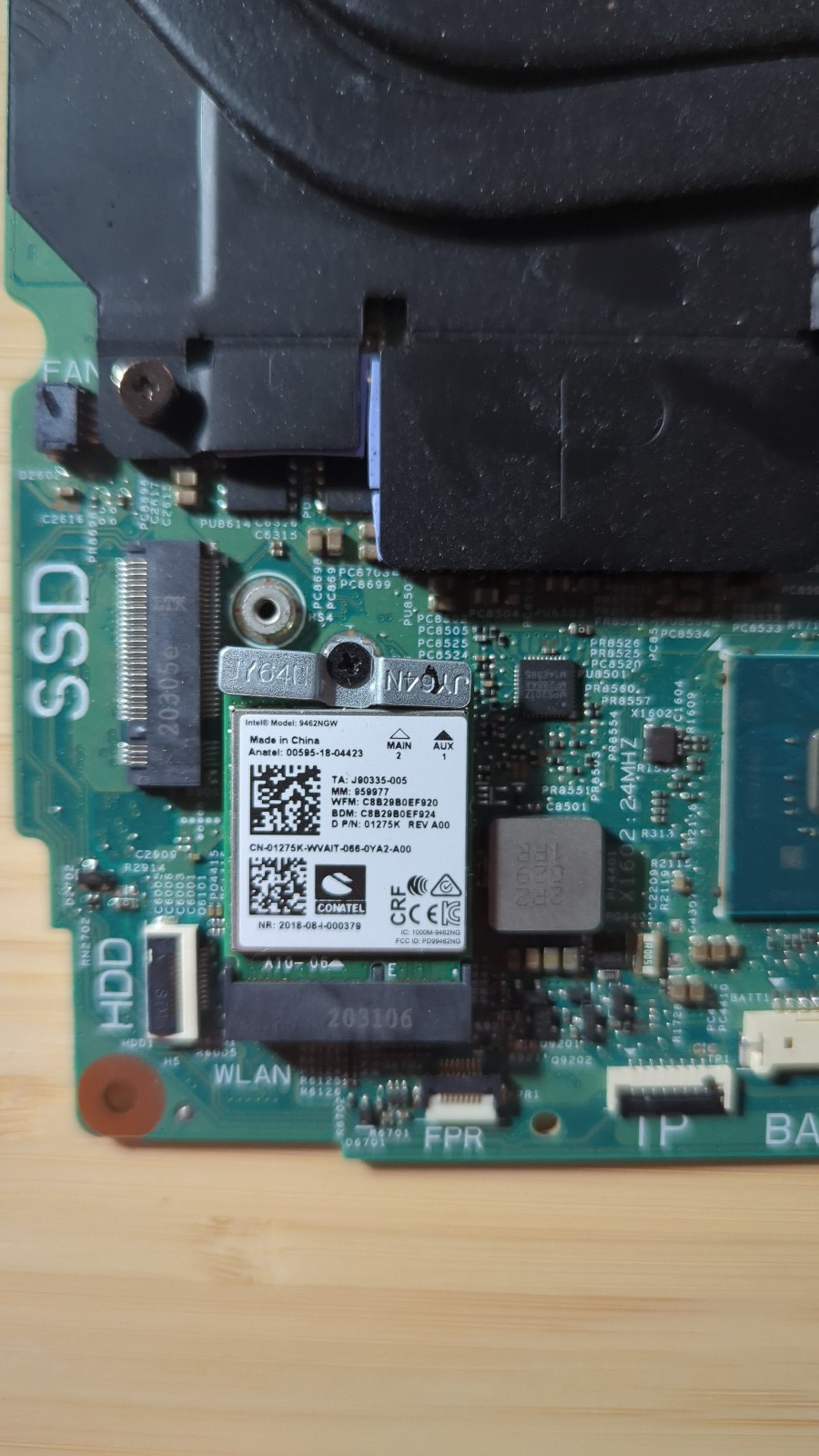 Dell Gaming G3 15 3500 Motherboard i5-10300H 2.5GHz GTX1650 Ti 4GB HN4GN