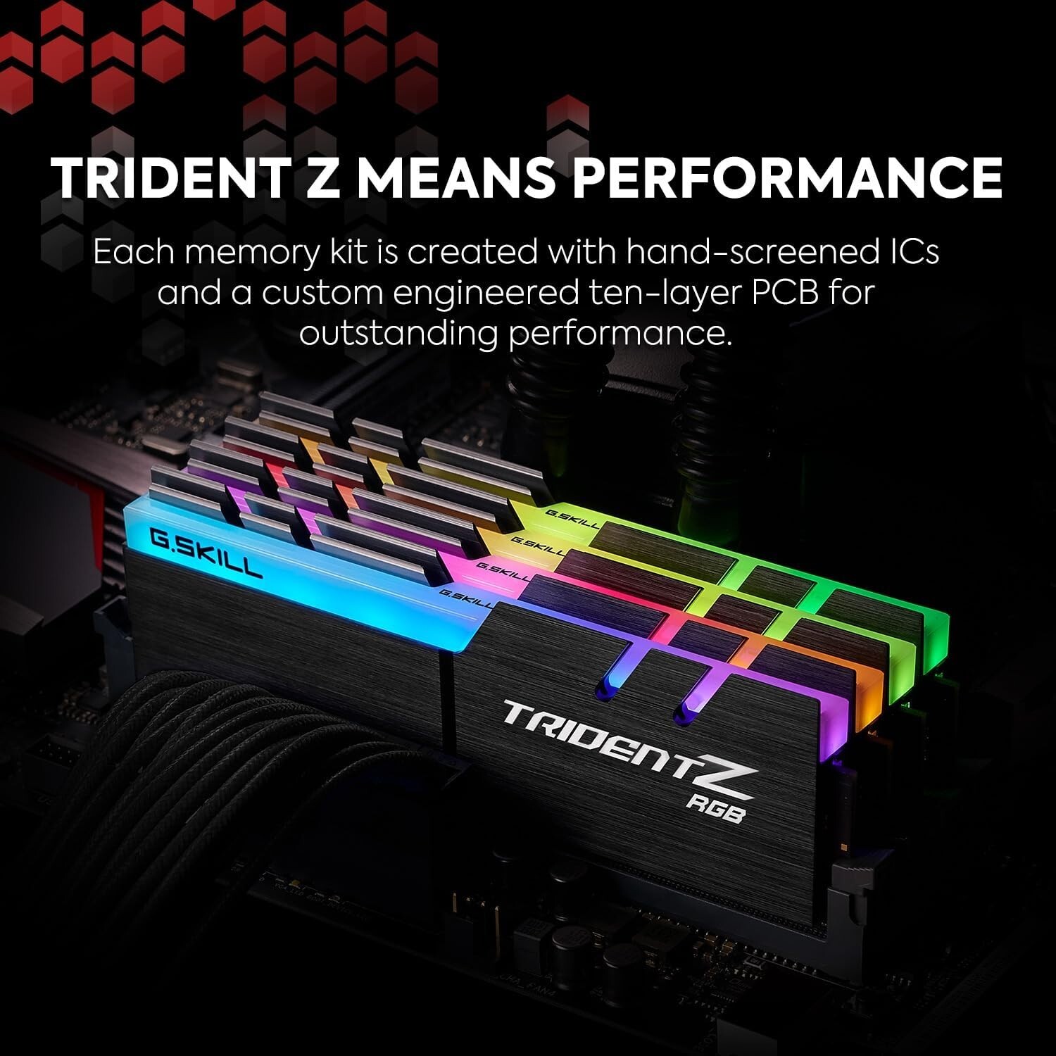 G.SKILL Trident Z RGB Series (Intel XMP) DDR4 RAM 64GB (2x32GB)
