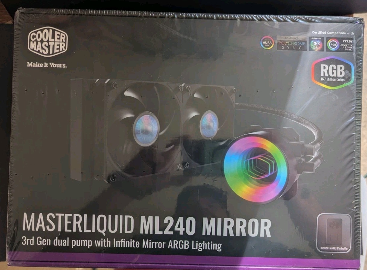 Cooler Master MasterLiquid ML240 Mirror 3rd gen dual pump Sealed
