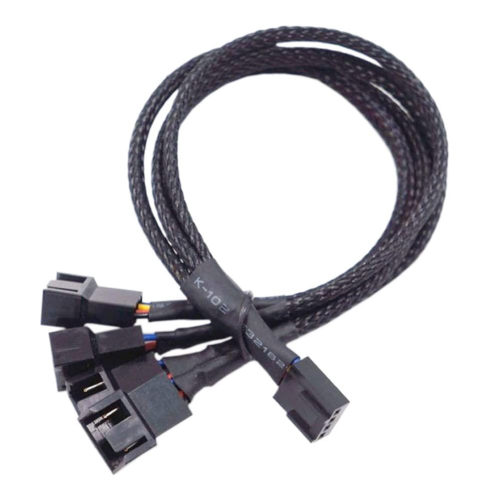 Micro 4-Pin PWM GPU Fan Adapter PWM Fan Splitter 3Pin 4Pin Sleeved Adapter 1 …
