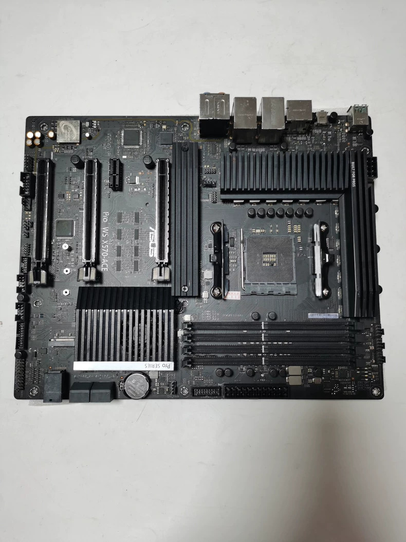 ASUS Pro WS X570-ACE AM4 Workstation support 5800x 3d CrossFireX n NVIDIA SLI