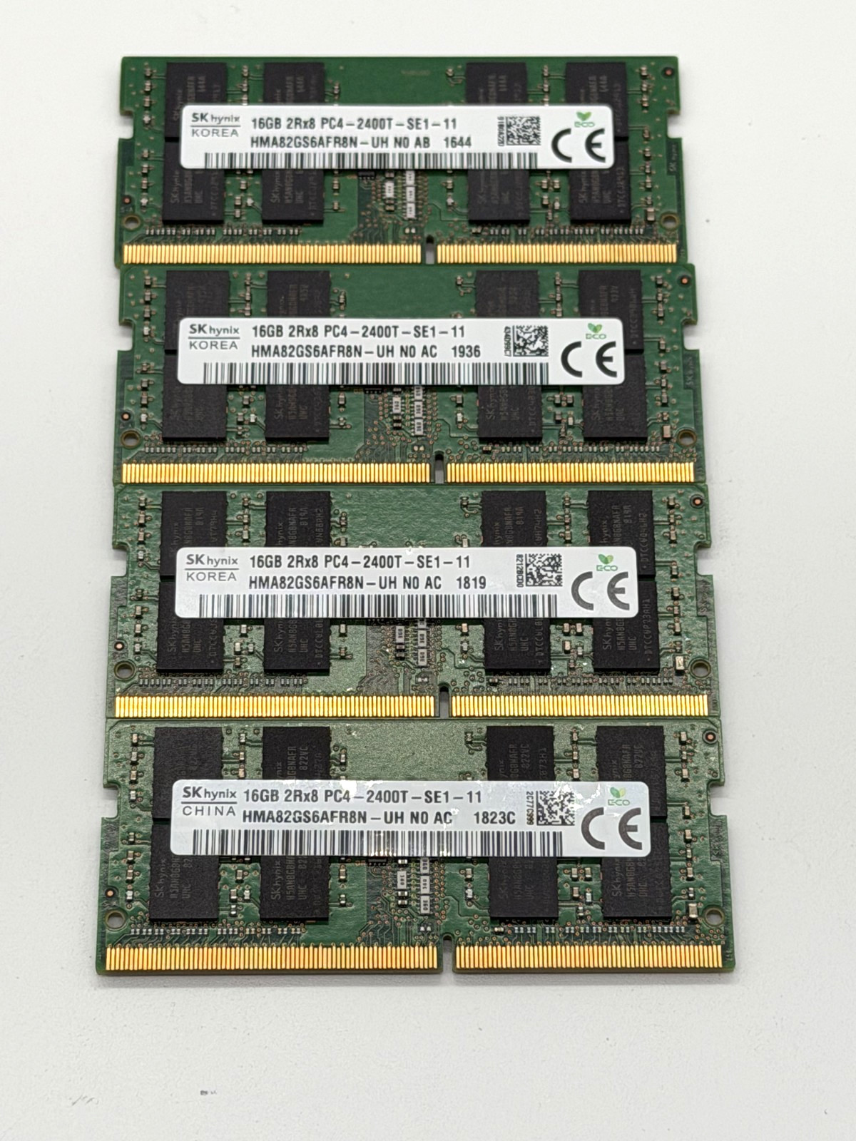 32GB KIT SK HYNIX 2RX8 PC4-19200 DDR4-2400T HMA82GS6AFR8N-UH SODIMM 16GBX2