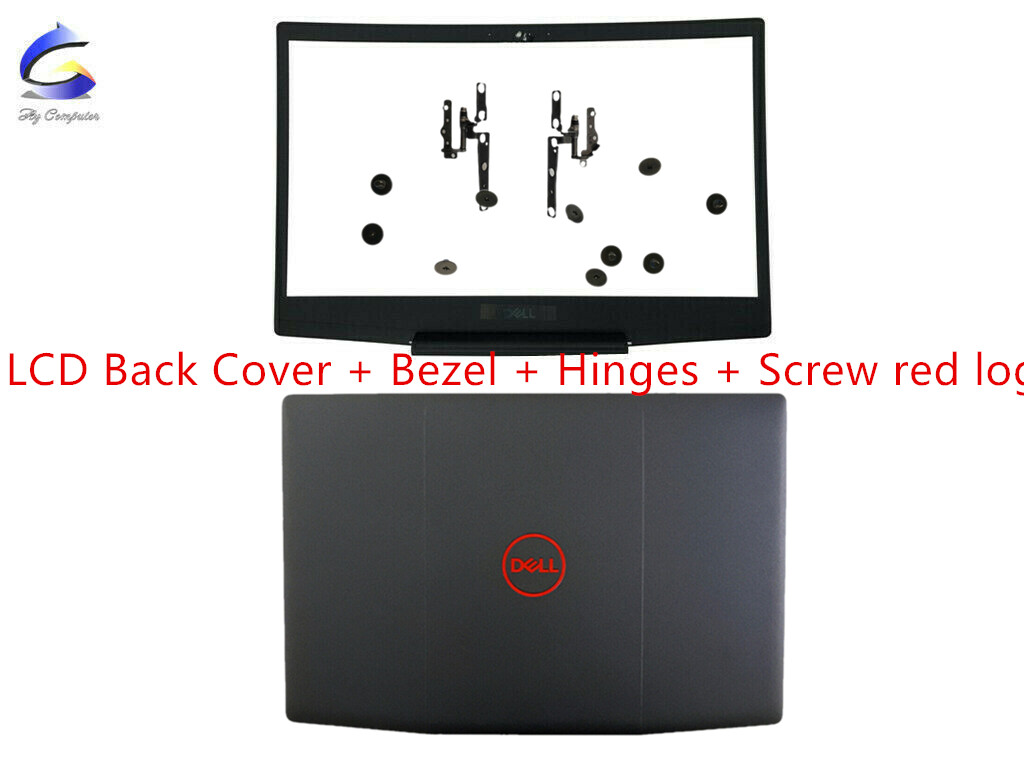 For Dell G Series G3 15 3590 LCD Back Cover & LCD Front Bezel & Hinges & Screw