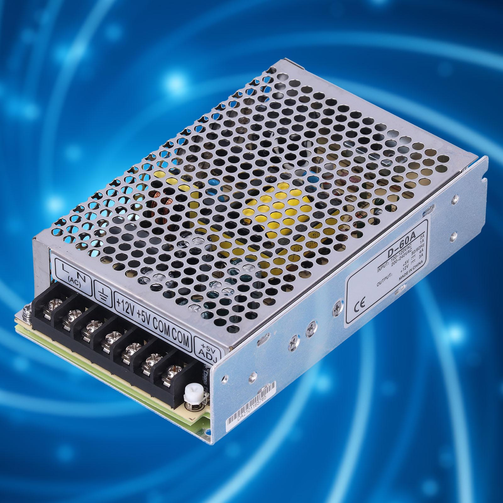Switching Power Supply Output DC 5V/4A 12V/3A Input Voltage D-60A Part