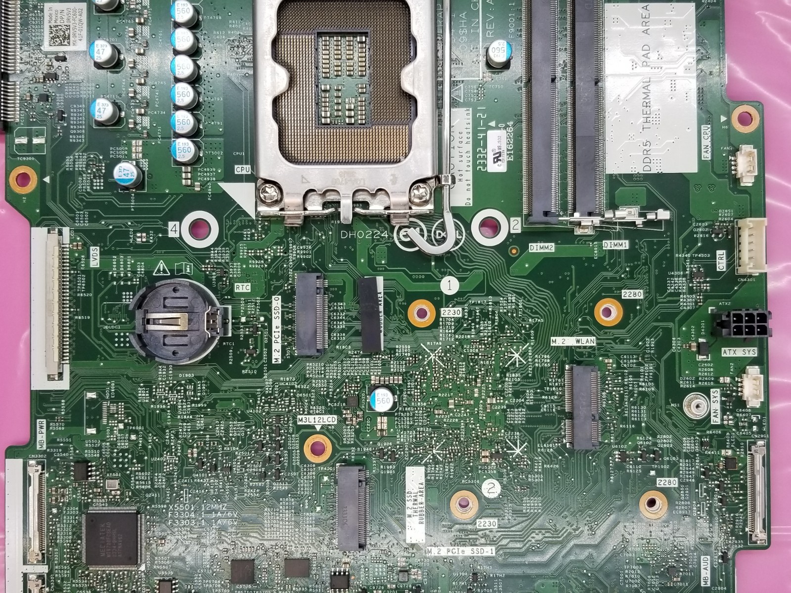 Dell Optiplex AIO 7410 All-in-One Desktop Motherboard LGA1700 DDR5 DP/N: 0RV5V3