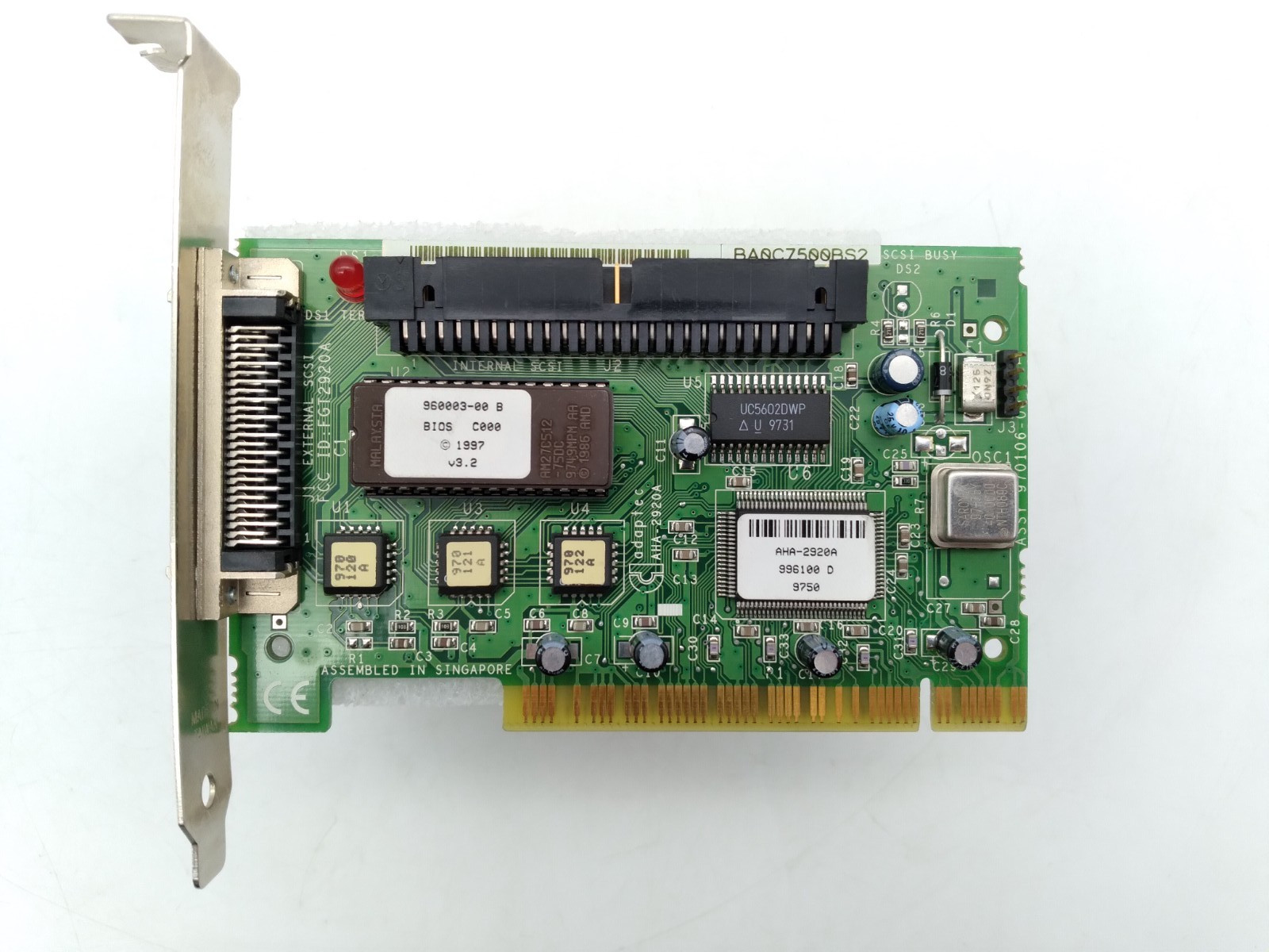 Adaptec SCSI PCI Controller Card AHA-2920A