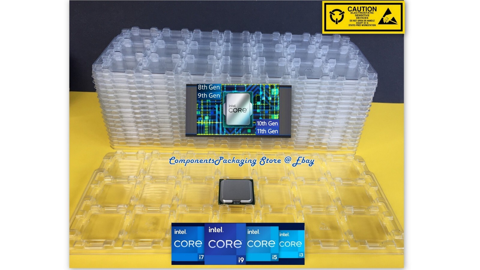 Intel Core i9-9900 i7-9700 CPU Processor Tray – LGA1151 – Lot of 2 5 12 18 30