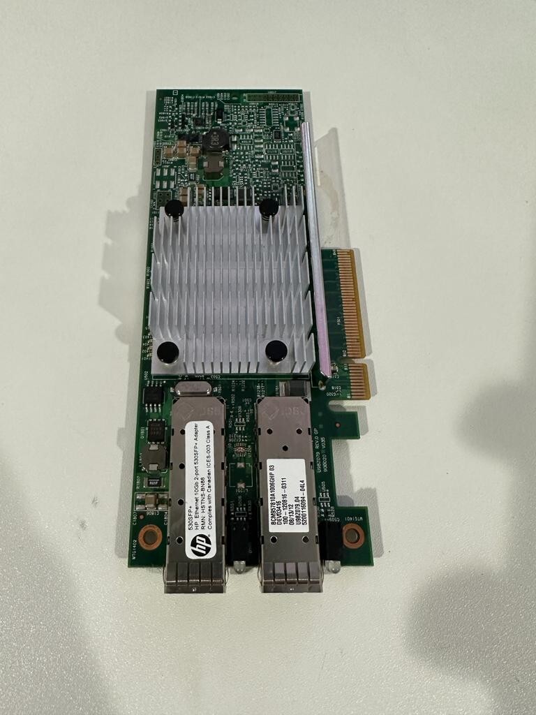 HP 656244-001 Dual Port 10GB SFP+ Network Adapter Card PCIe BCM957810A1006G