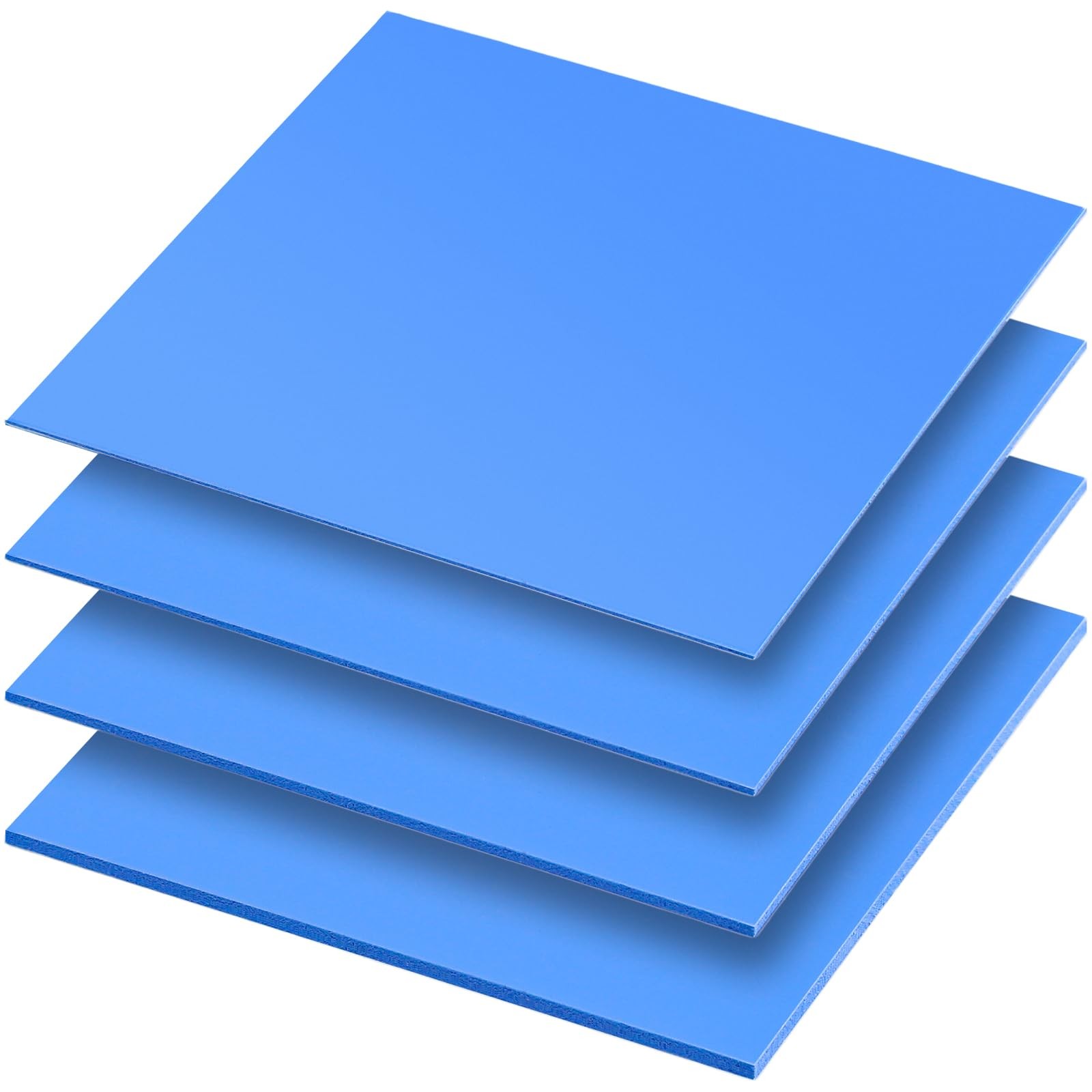 4 Pieces Silicone Thermal Pads 100 x100mm 0.5mm 1mm 1.5mm 2mm Highly Efficien…