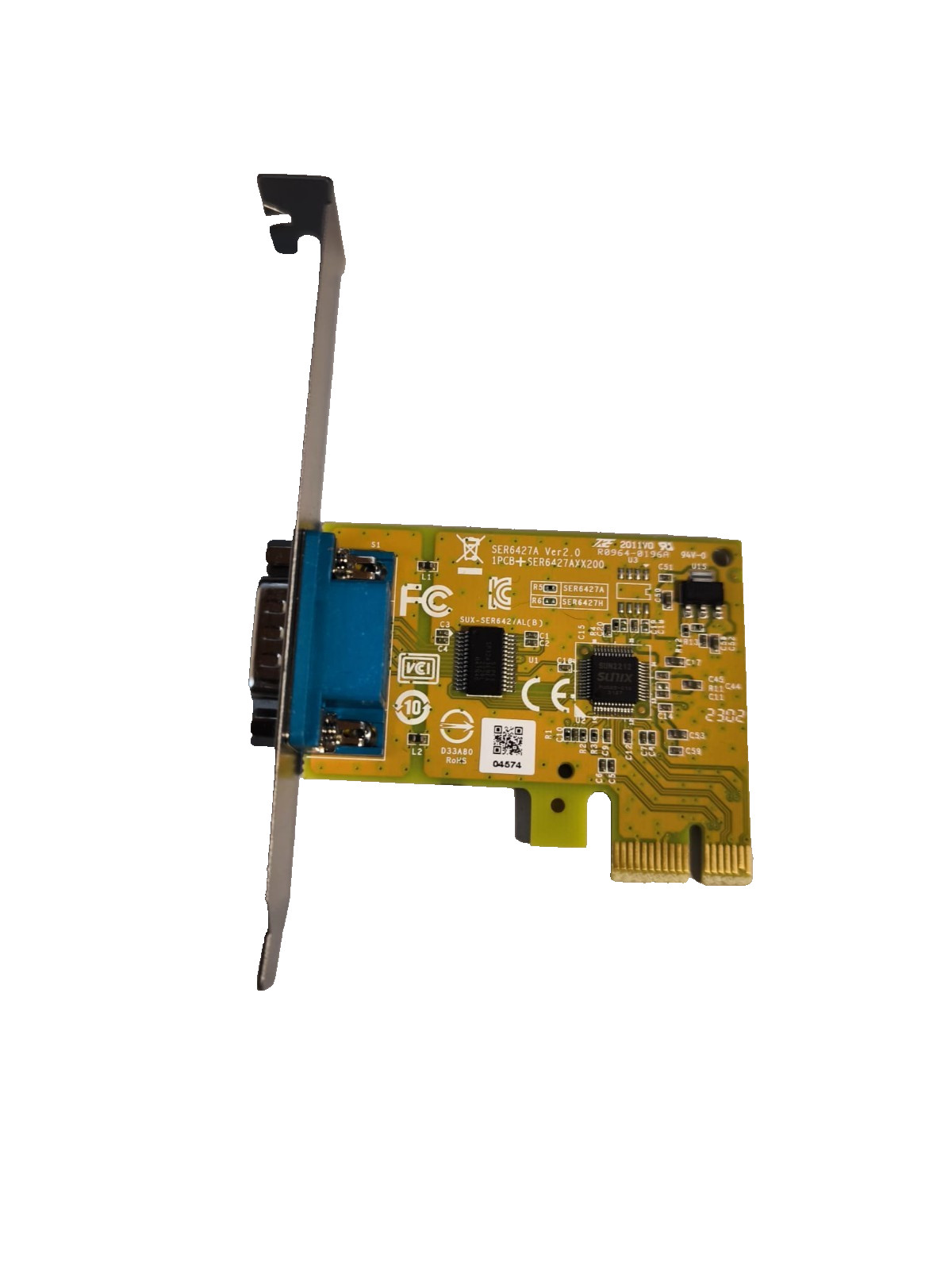 Dell Sunix Serial Port RS-232 PCI Card Low Profile / 0NT0HM