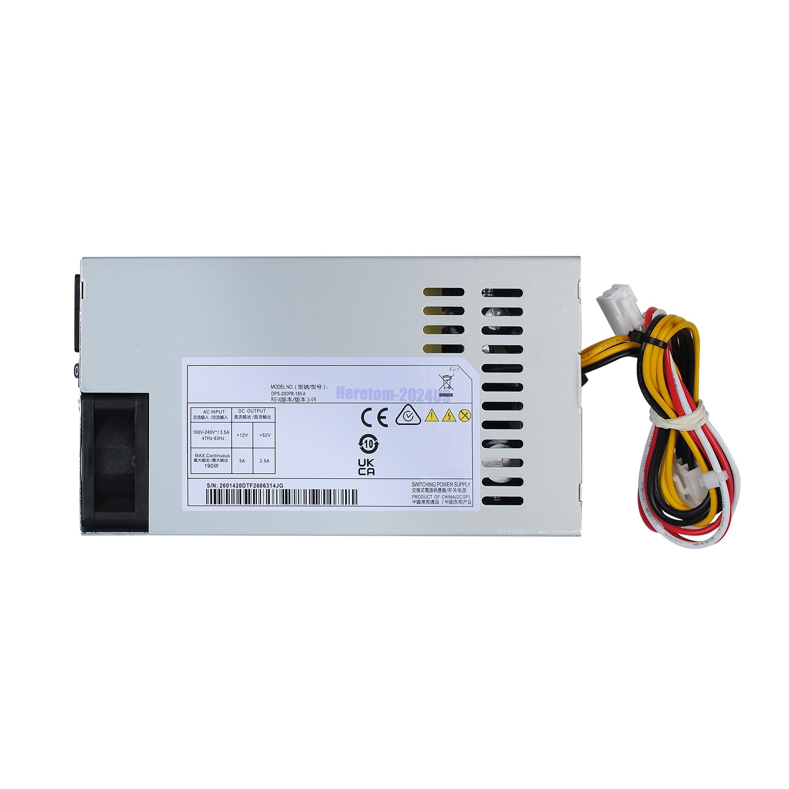 New 190W PSU for Delta Power Supply DPS-200PB-185A AC 100-240V 3.5A 47-63HZ USA