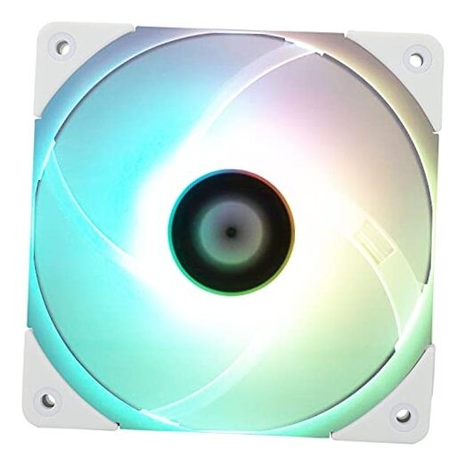 CPU Cooling Fan 120mm, Quiet PWM Computer ARGB, 15mm Slimline TL-C12015W-S