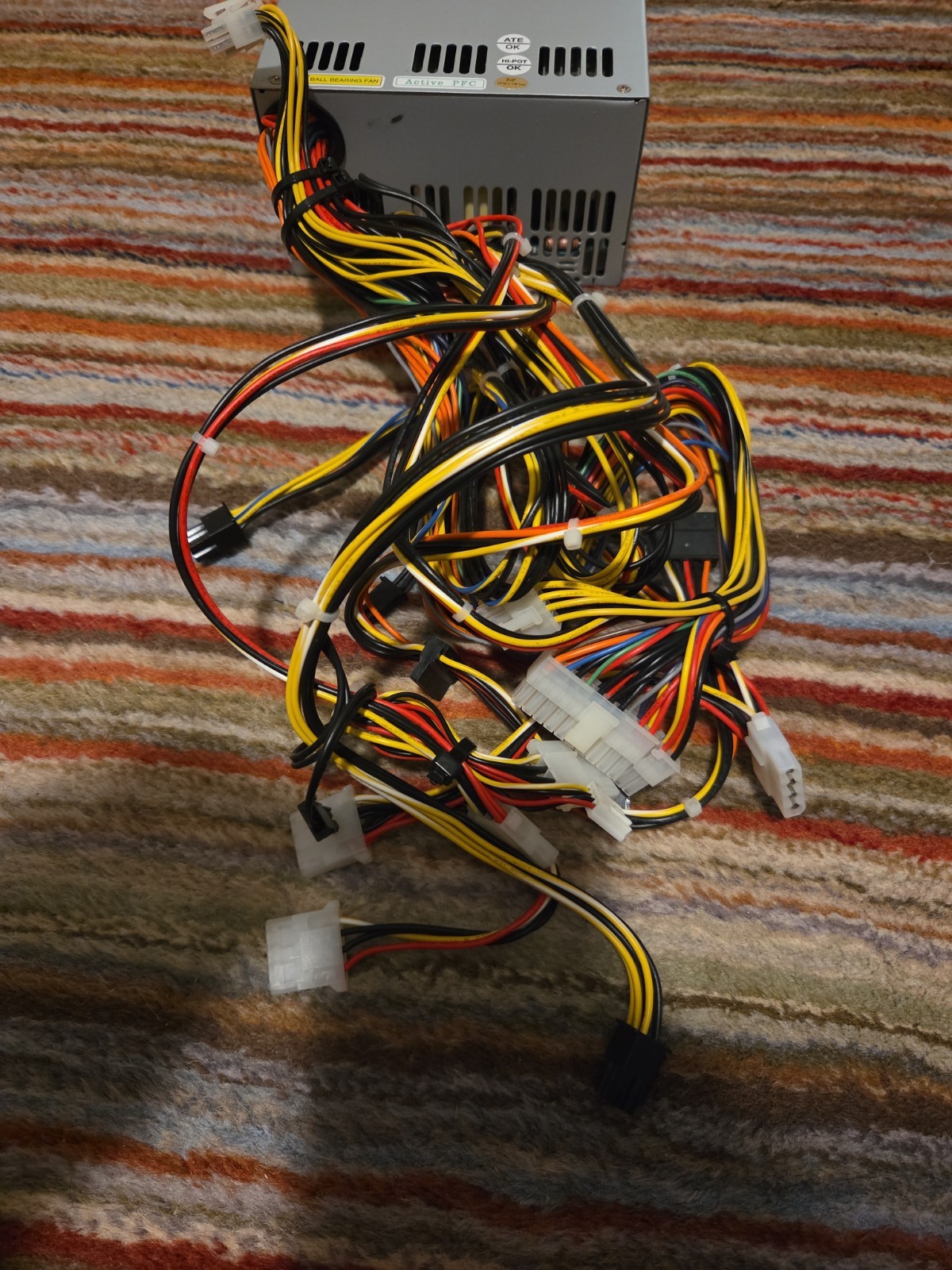 Sparkle Power SPI600A8BB ATX DC Power Supply, 100-240VAC Input, 600W Output