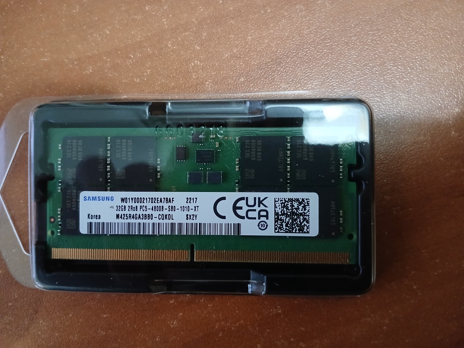 1x32GB Samsung DDR5 4800 SODIMM Laptop RAM Memory PC (M425R2GA3BB0)
