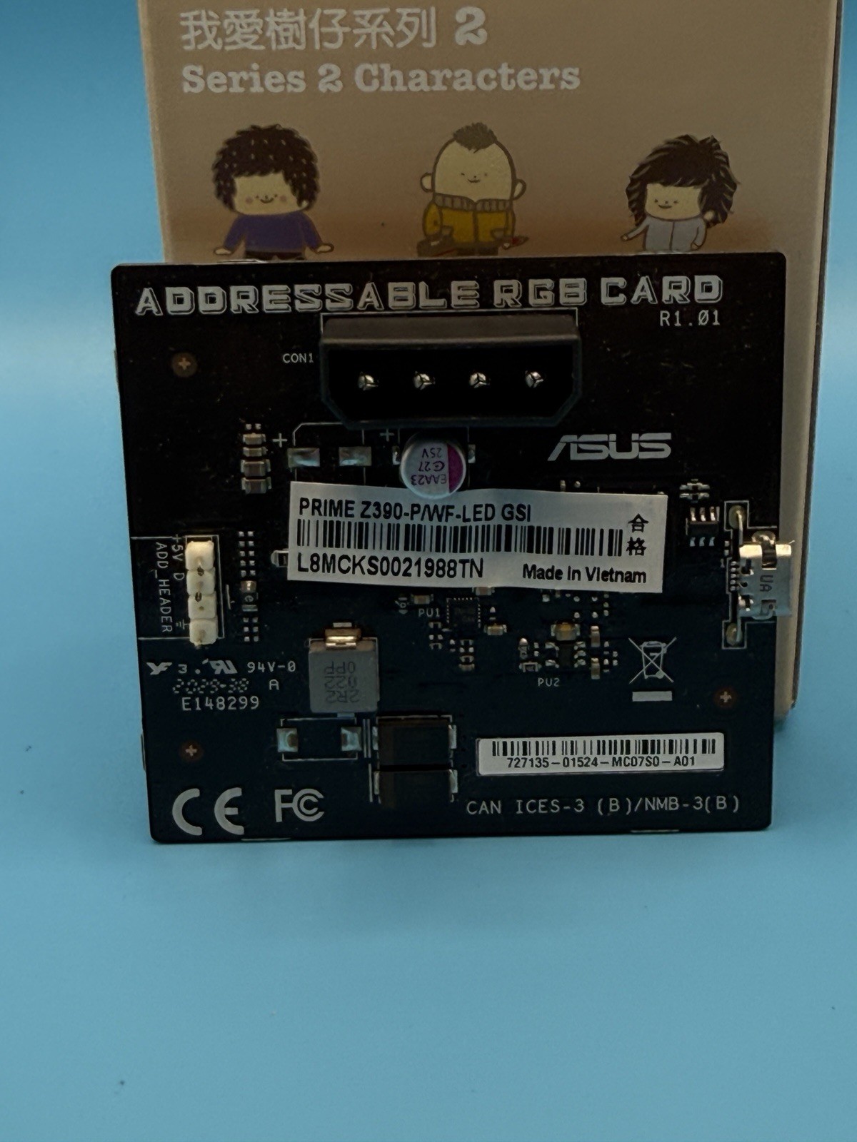 ASUS Z390-P WF-LED GSI Addressable RGB Card , ORIGINAL