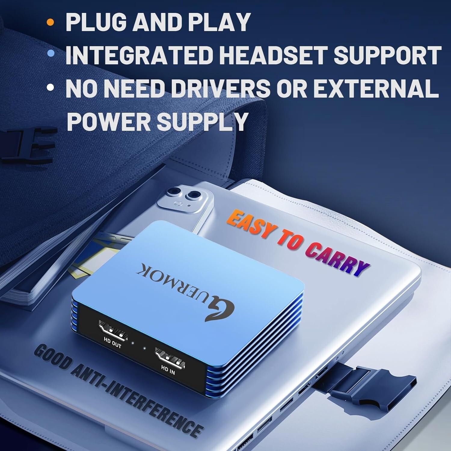 Video Capture Card for Switch 4K USB3.0 HDMI to USBC Capture Card 1080P60 C