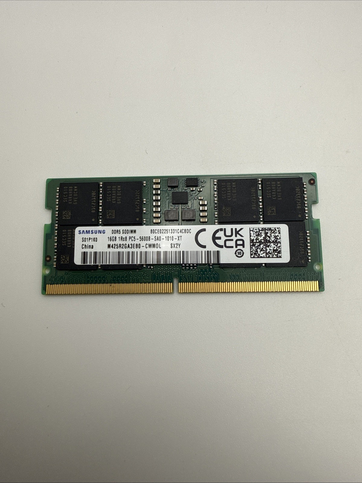 Samsung DDR5 SODIMM 16GB 1Rx8 PC5-5600B Laptop RAM Memory Tested & Working