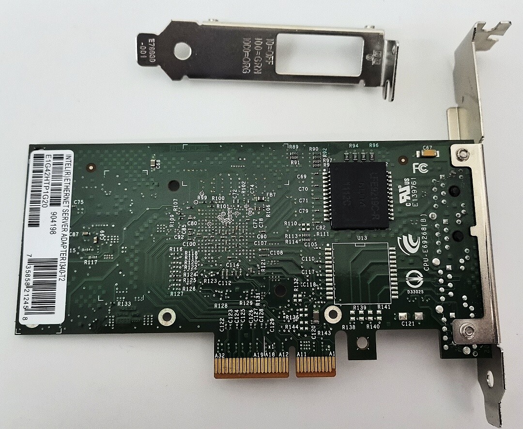 Genuine Intel I340-T2 2 Port 1GbS PCI-E Ethernet Server Adapter 49Y4232 49Y4231