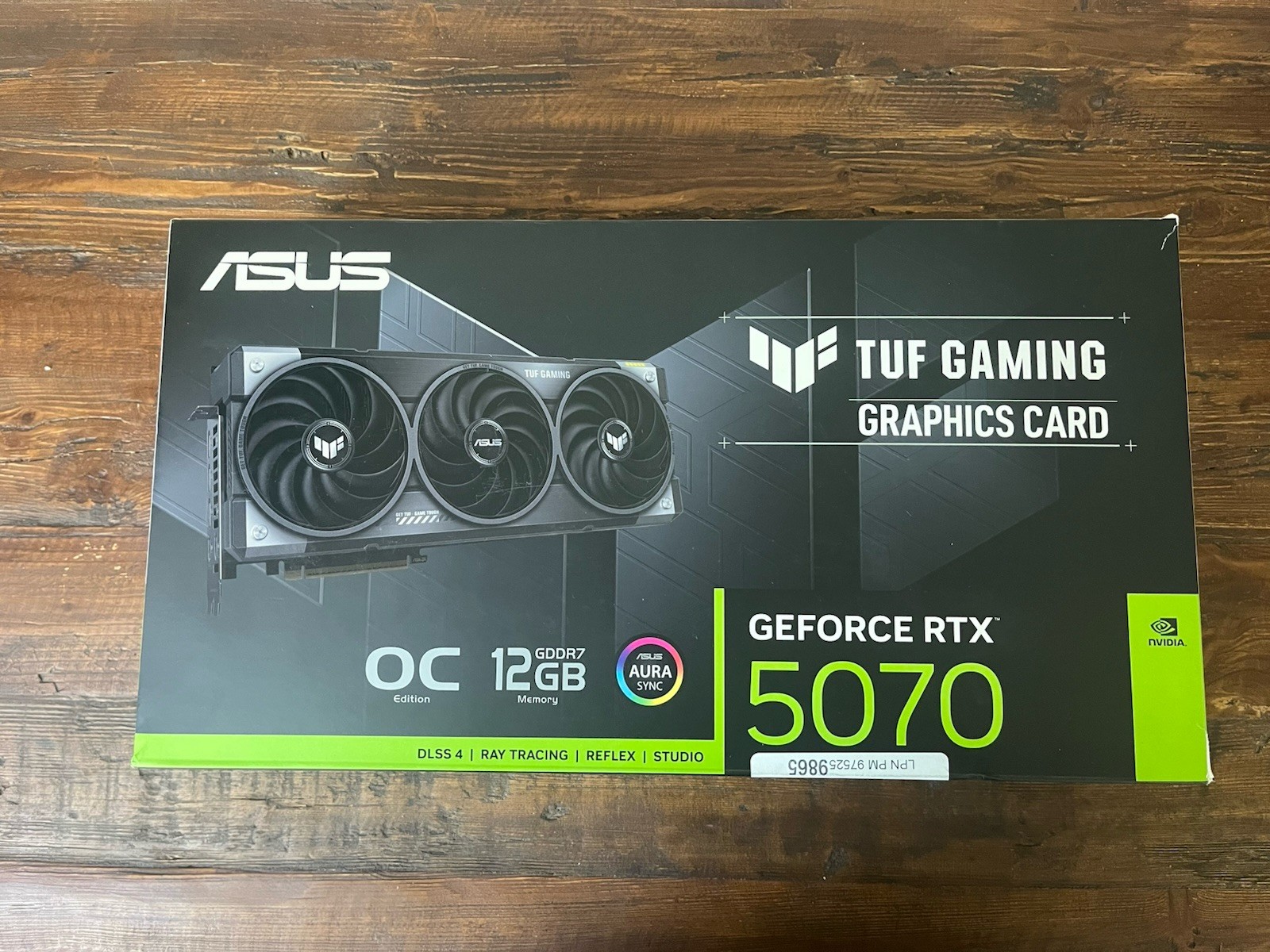ASUS TUF Gaming GeForce RTX 5070 OC 12GB GDDR7 Graphics Card