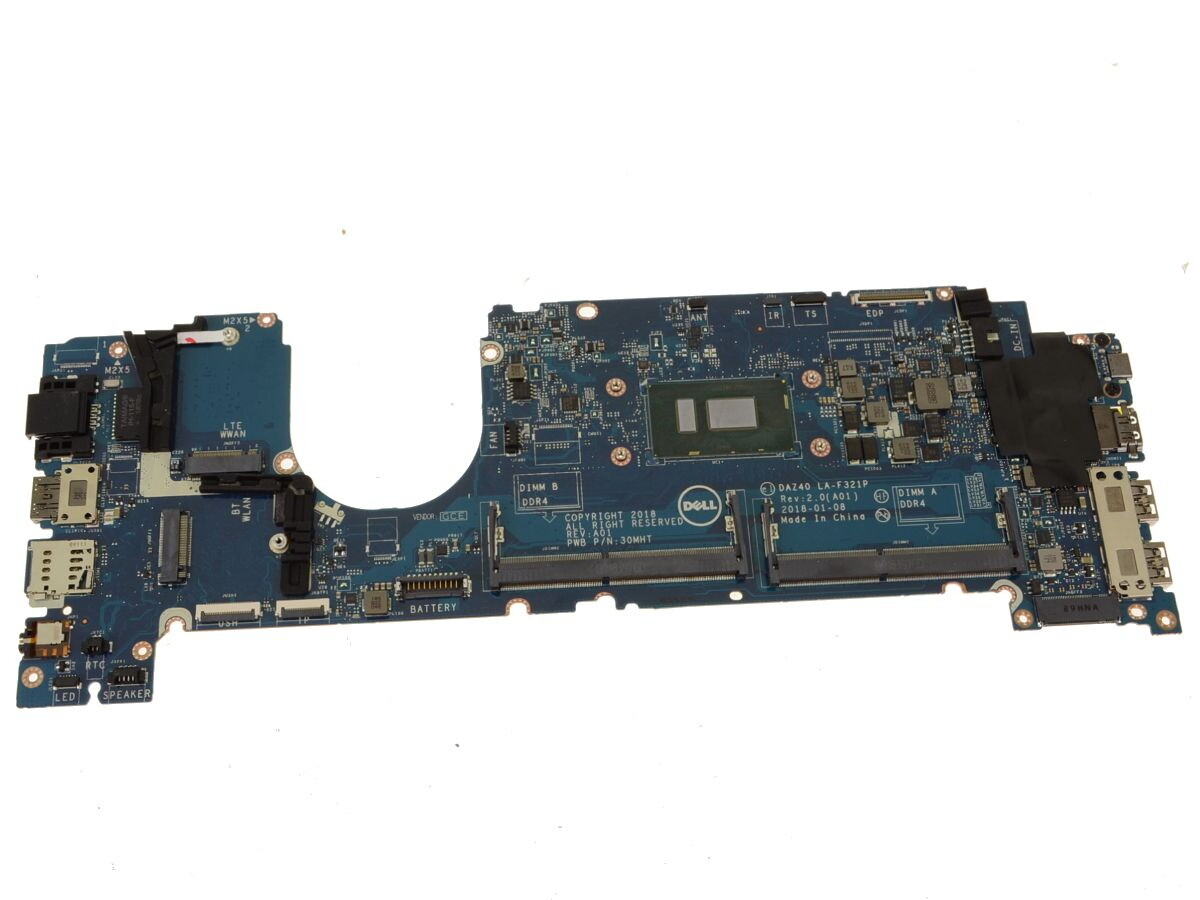 0NFCCJ FOR DELL Latitude 7490 Laptop Motherbroad LA-F321P SR3L8 I7-8650U
