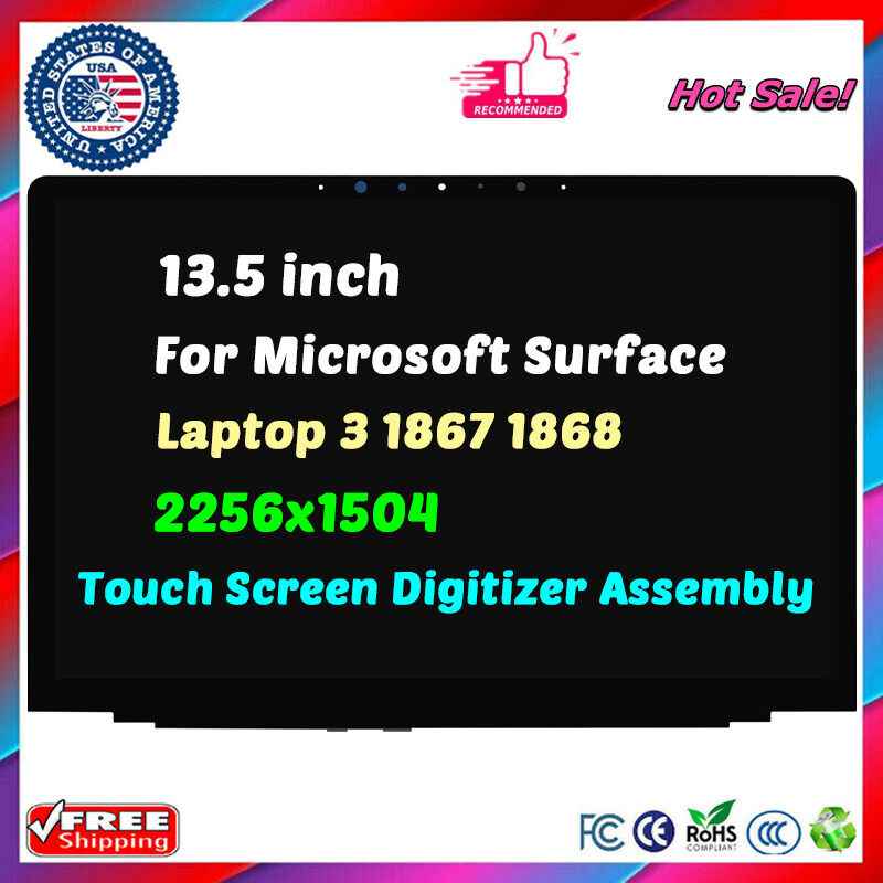 Screen Replacement 13.5″ for Microsoft Surface Laptop 3 1867 1868 LCD Display