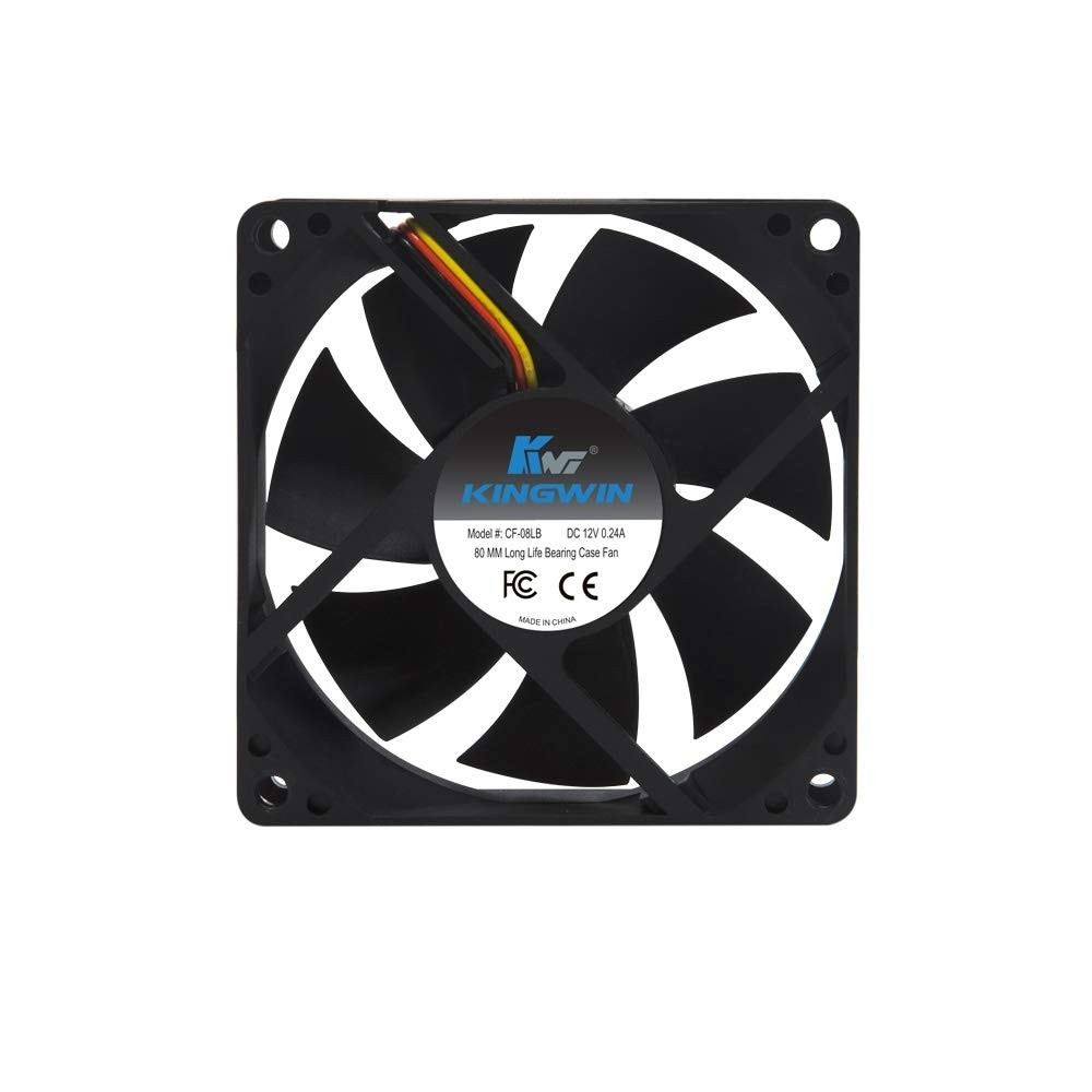 80mm Silent Fan – Quiet PC Cooling Fan for Computer Cases, CPU Coolers, Minin…