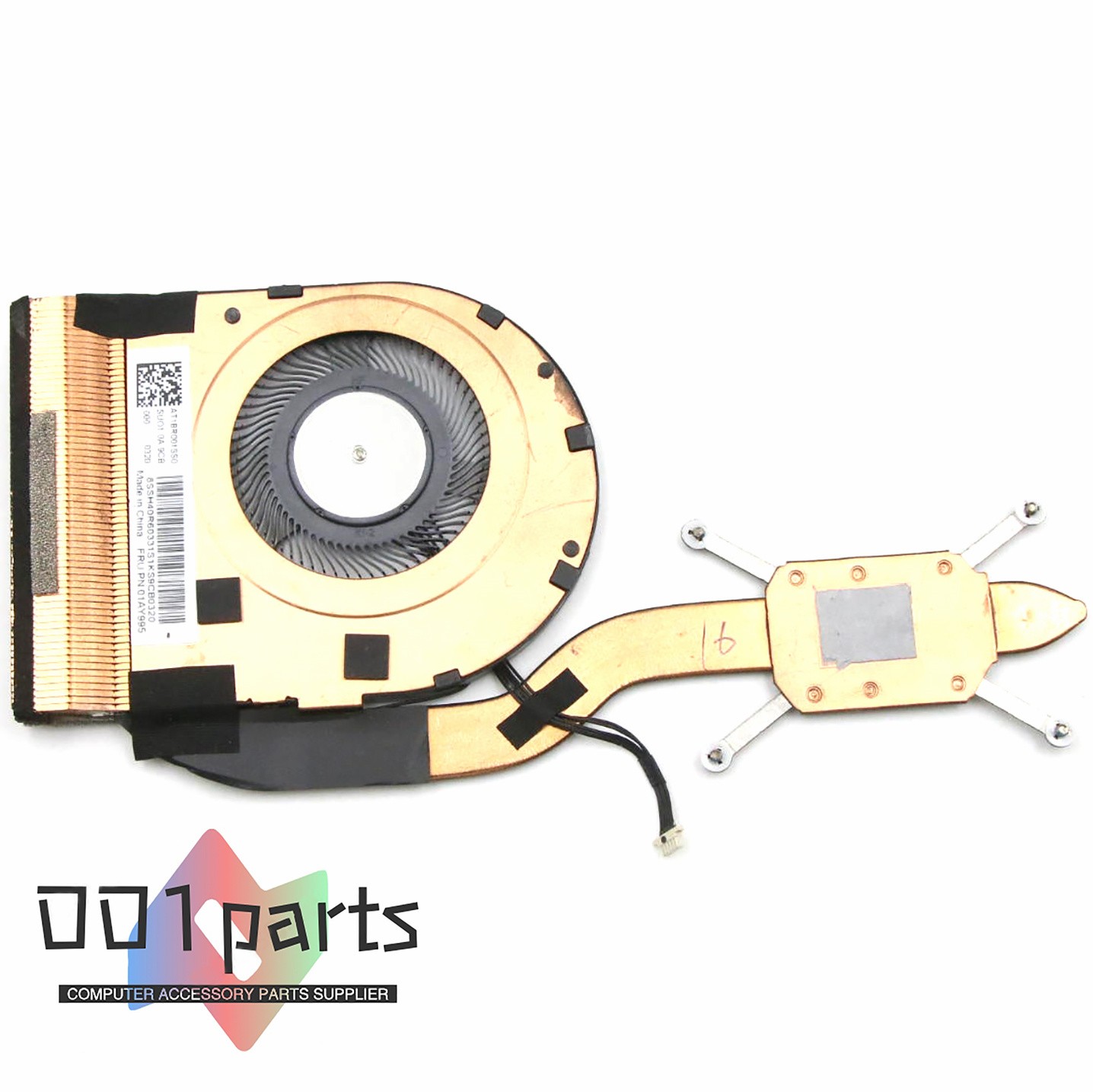5H40X63204 For Lenovo ThinkPad T490S CPU Heatsink Cooling Fan 01AY994 01AY995