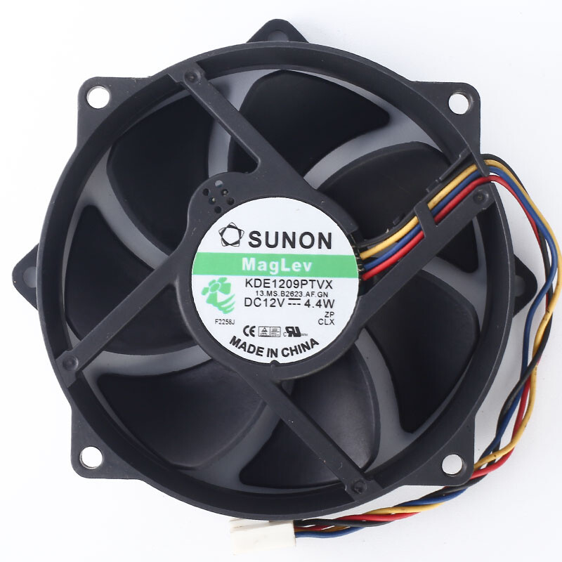 NEW Sunon KDE1209PTVX CPU Round Fan 12V 4.4W 4Pin 90/80mm x25mm