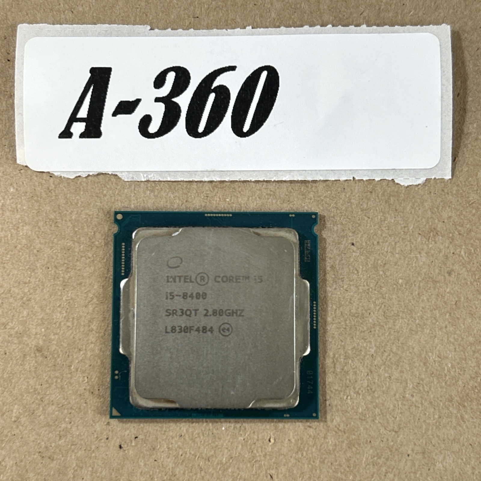 Intel Core i5-8400 SR3QT 2.80GHz 6-Core LGA 1151 Coffee Lake CPU Used Tested