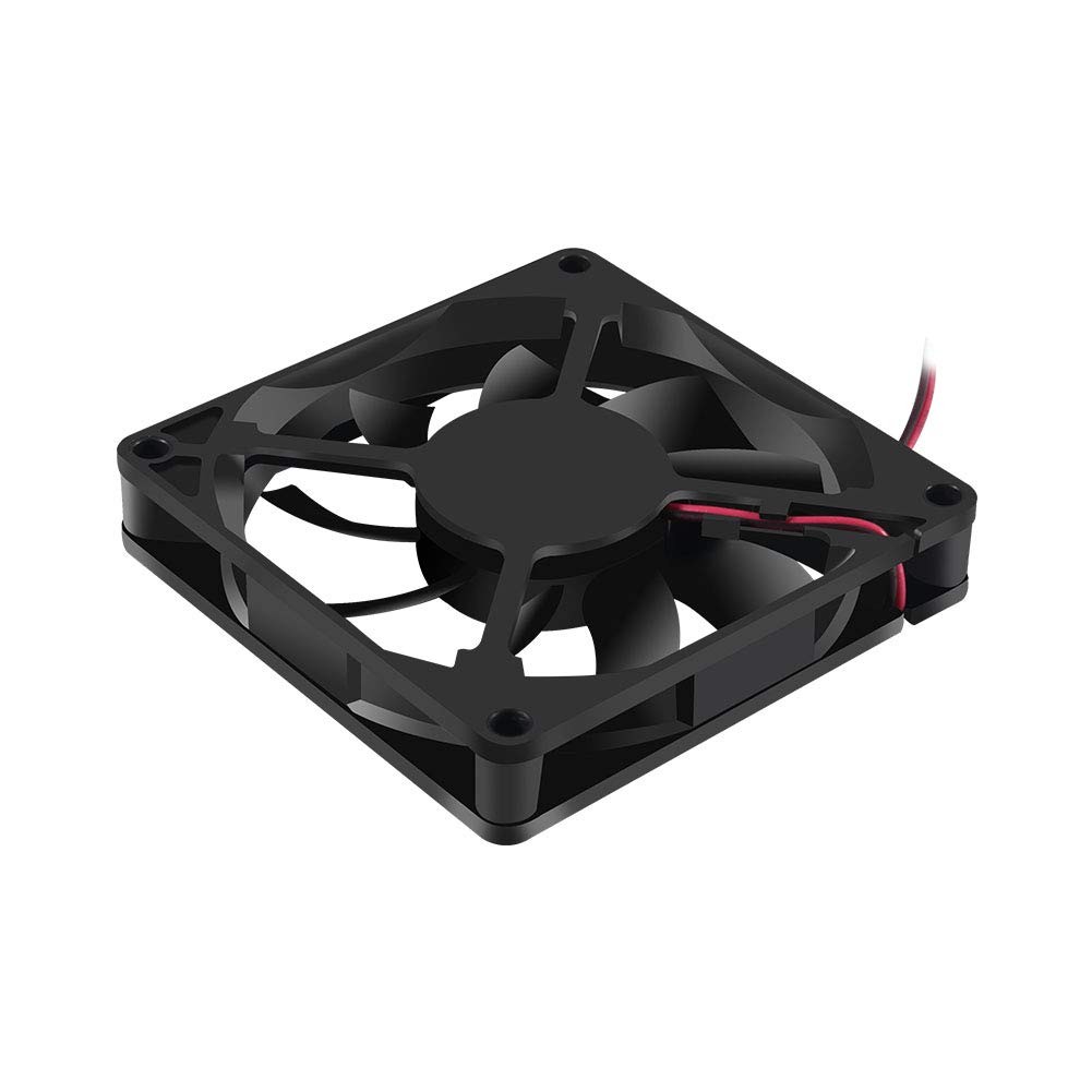 Dorhea 80x80x15mm Fan 12V 2Pin DC 8015 Brushless Cooling Case Fan for Cooling…