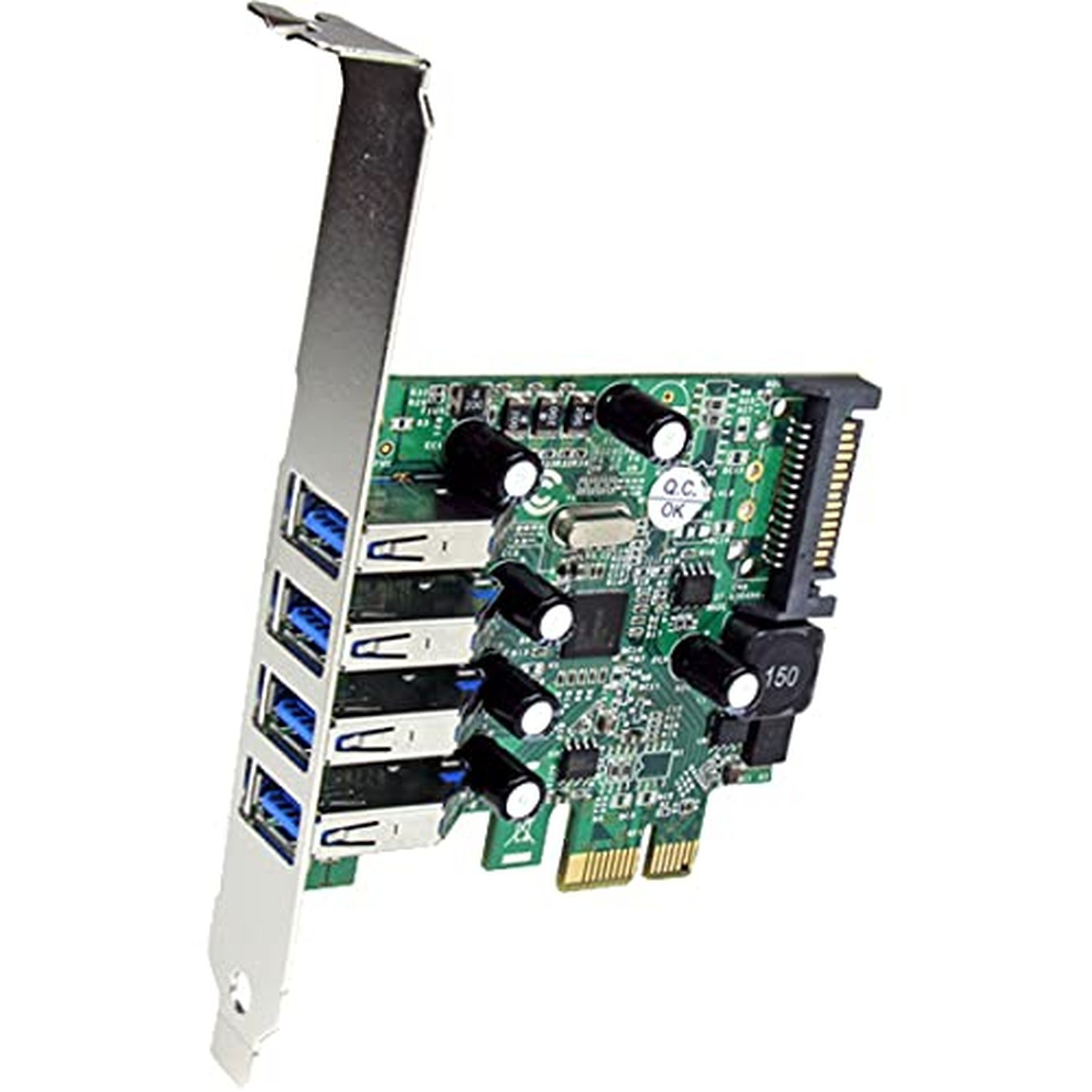 StarTech.com 4-Port PCI Express SuperSpeed USB 3.0 Controller Card with UASP …