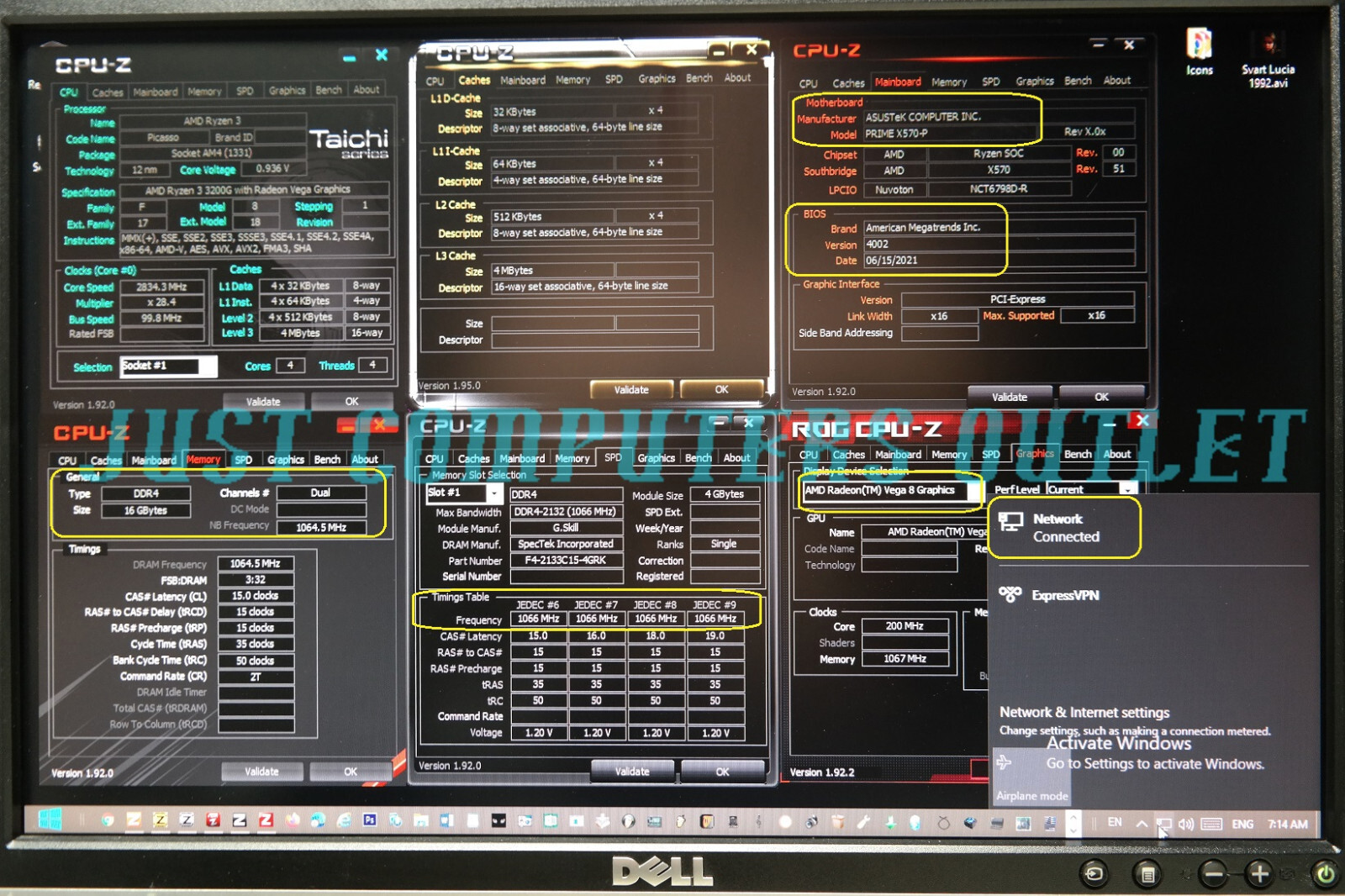 🔥 «RMA» Asus Prime X570-P LGA AM4 ATX Motherboard Kit #2