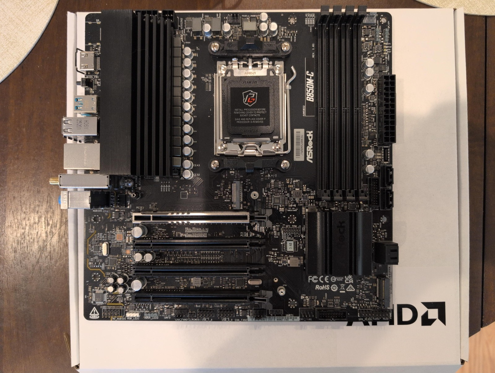 **Motherboard Only** AsRock B850M-C AM5 MICRO ATX AMD DDR5 Motherboard