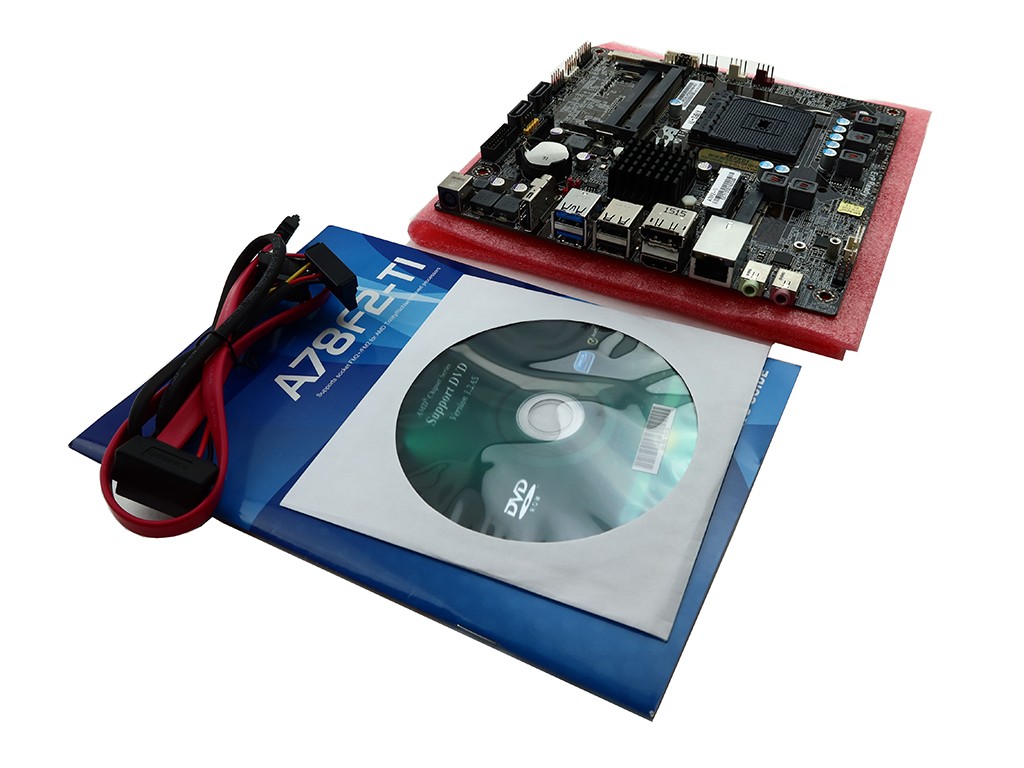 ECS A78F2-TI AMD A78 SOCKET FM2+ SODIMM SATA3 DDR3 MINI ITX DESKTOP MOTHERBOARD