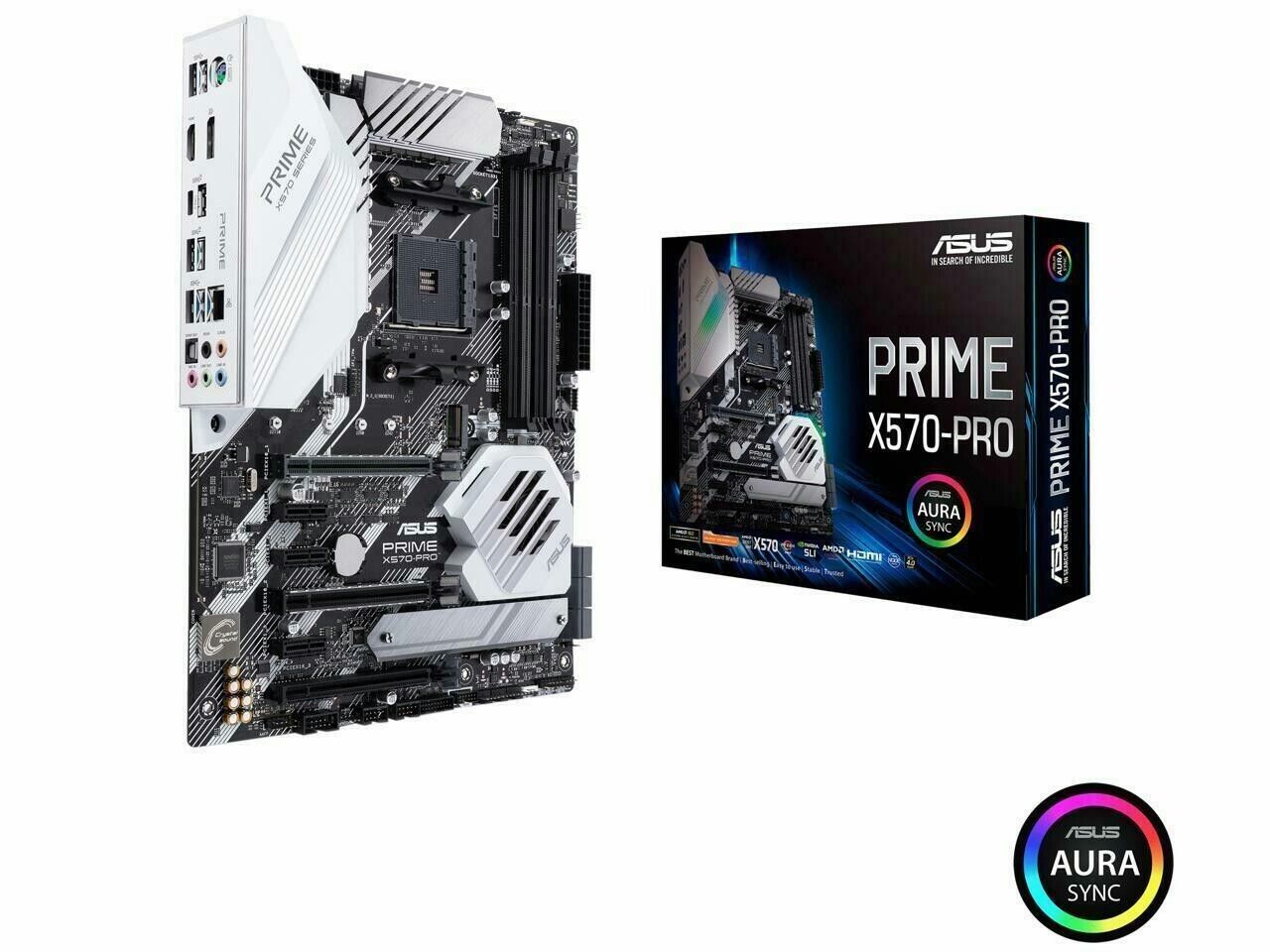 ASUS Prime X570-Pro AM4 PCIe Gen4, Dual M.2, HDMI support AMD r7 5800x
