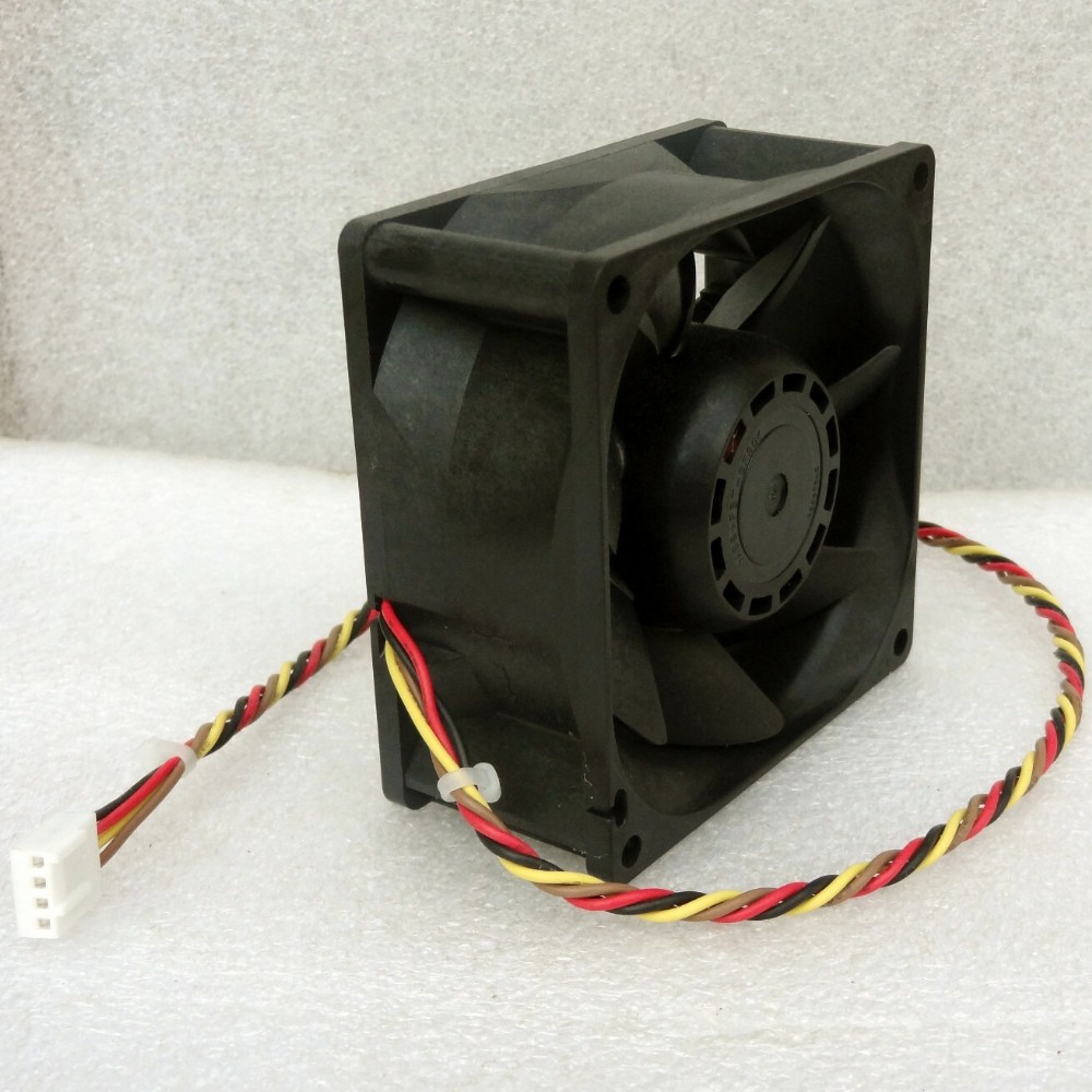 3pcs Sanyo Denki 80mmx38mm High Airflow PWM Fan 90CFM 4Pin Like FFB0812EHE