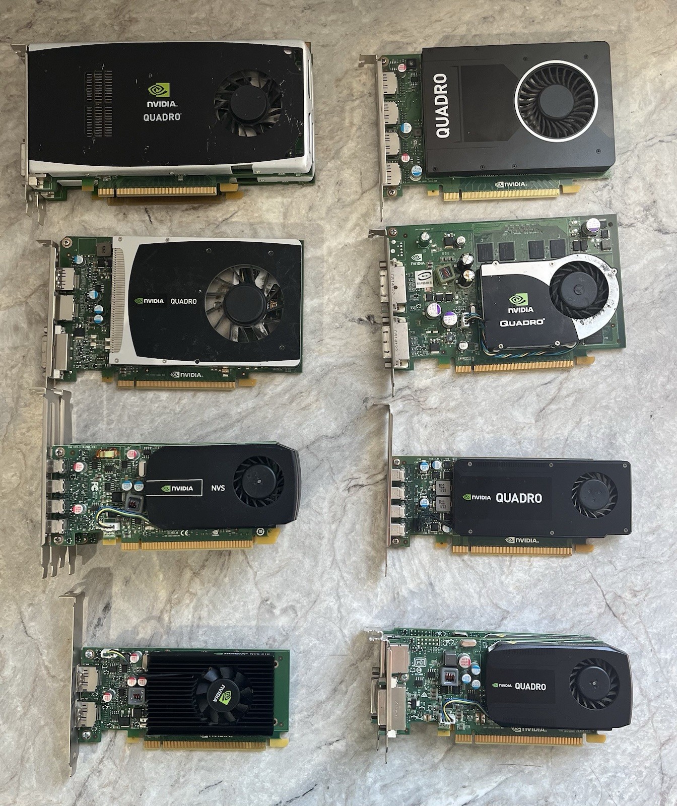 NVIDIA Quadro Mixed Lot GPU Graphics Card – Lot of 13 – Tested