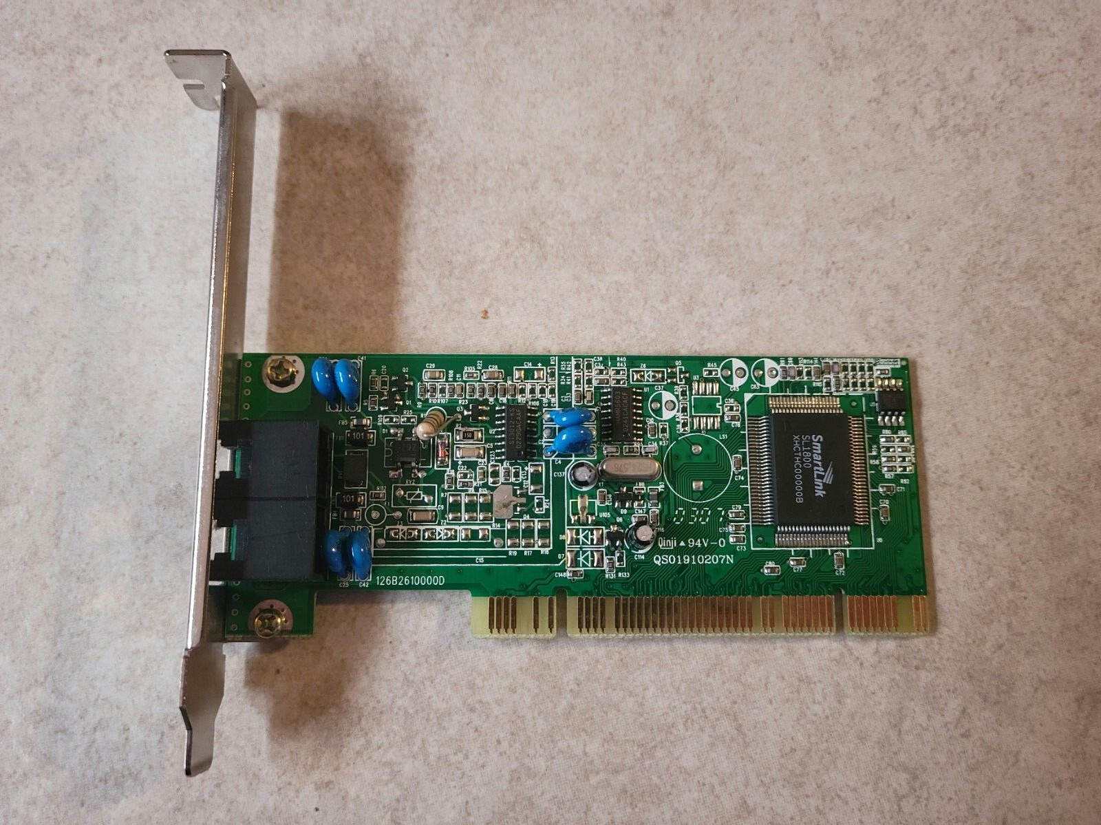 SMARTLINK COMPUTER FAX TELEPHONE INTERNAL MODEM CARD 56PSV-A-W WORKING CONDITION
